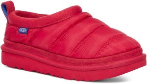 נעלי בית חורפיות מגניבות לילדים ולילדות של חברת UGG בצבע אדום